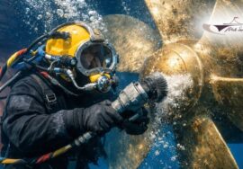 Underwater Propeller cleaning