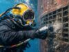 Underwater Sea chest cleaning