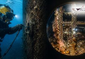 Under water Sea chest Borescope inspection