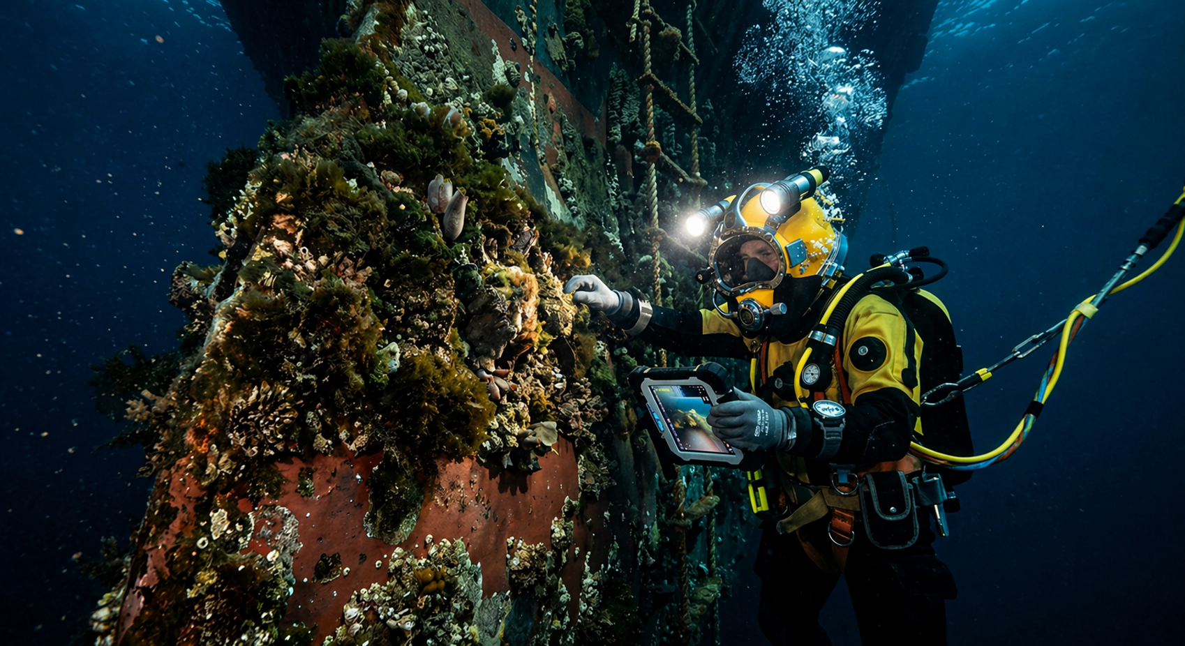 Underwater Anti-Fouling Marine Growth Analysis