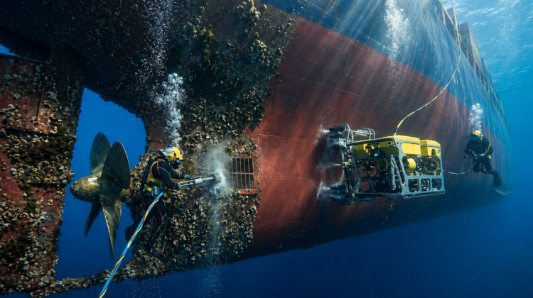 Underwater and Above Waterline Hull Cleaning