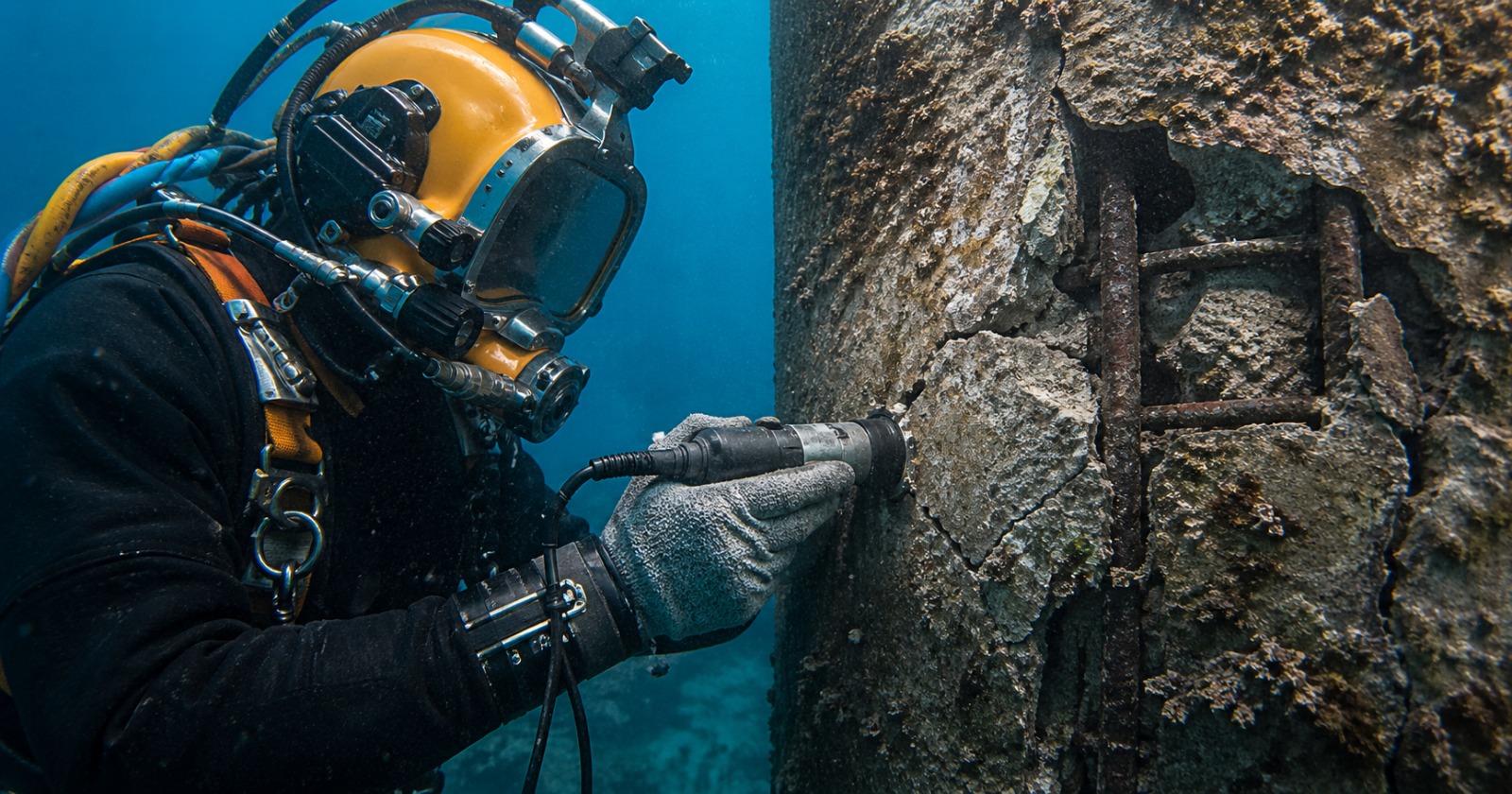 Underwater pile inspection Singapore
