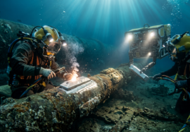 Underwater Cathodic Protection Anode Installation