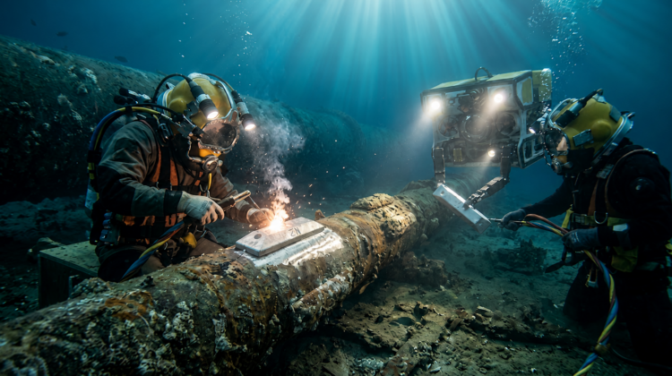 Underwater Cathodic Protection Anode Installation