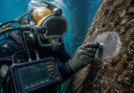 Underwater UTG (Ultrasonic Thickness Gauging)