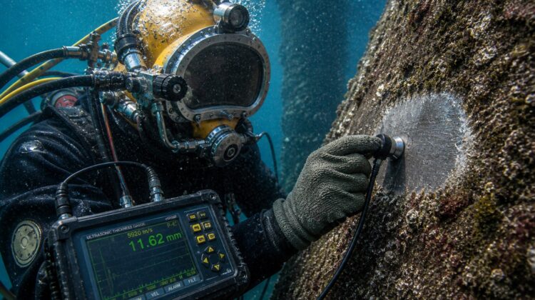 Underwater UTG (Ultrasonic Thickness Gauging)